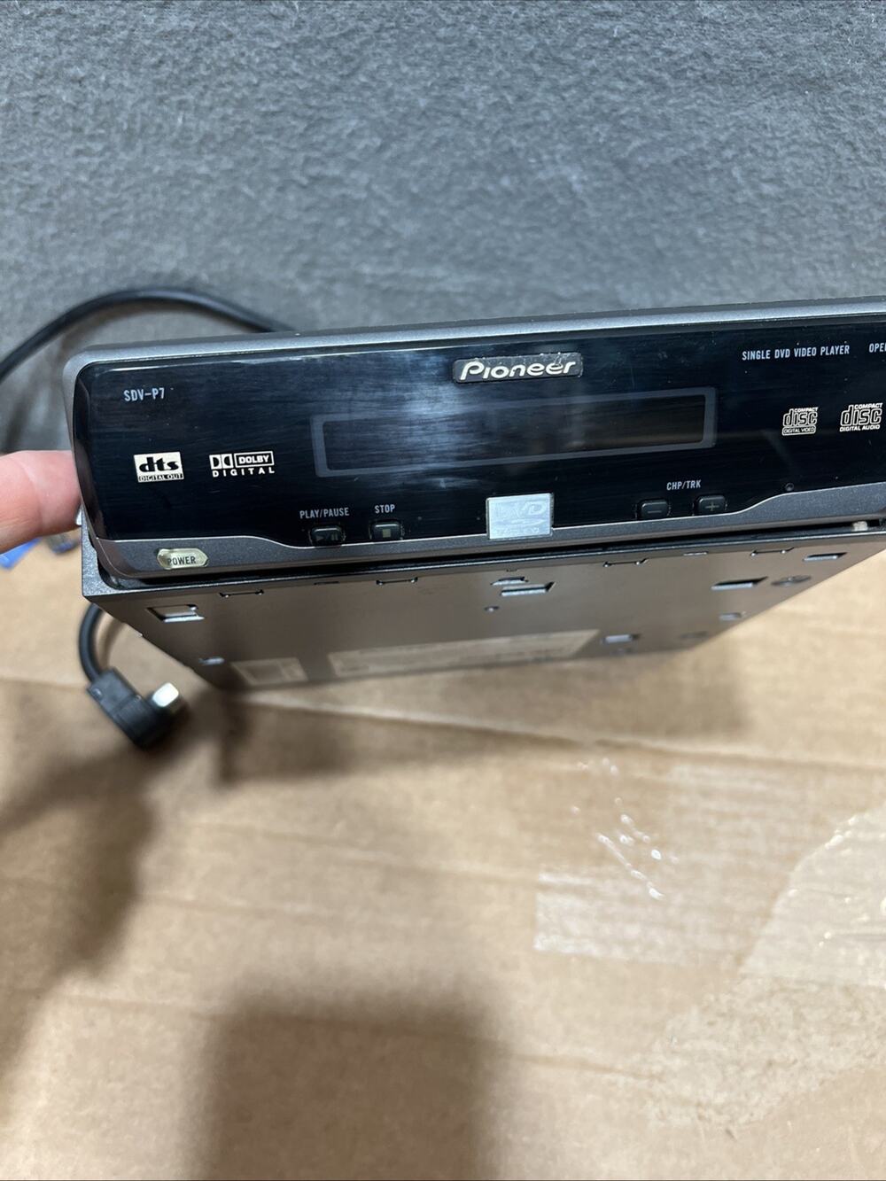 Pioneer SDV-P7 Single Din DVD Player 2001 Made In Japan